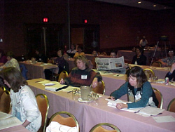Workshop Participants get ready for the afternoon session